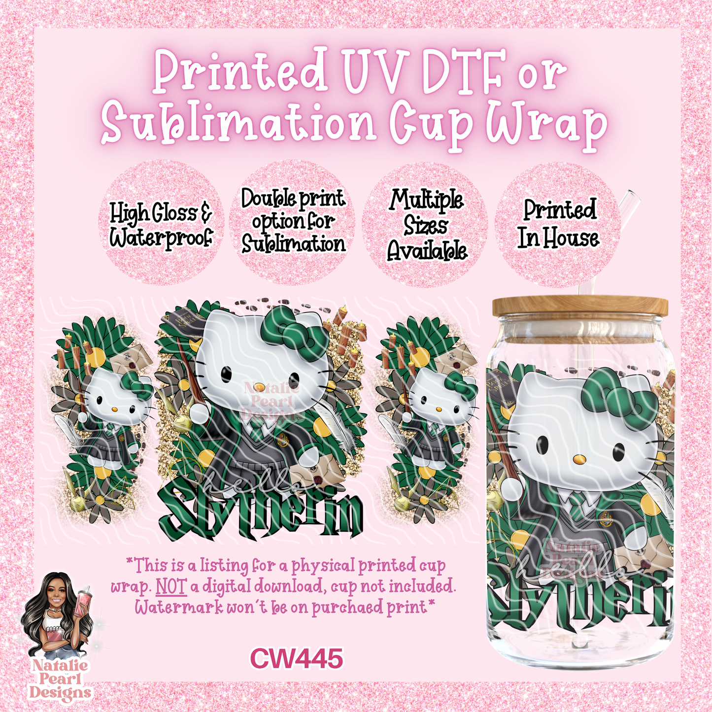 CW445 UV DTF/SUB Cup Wrap