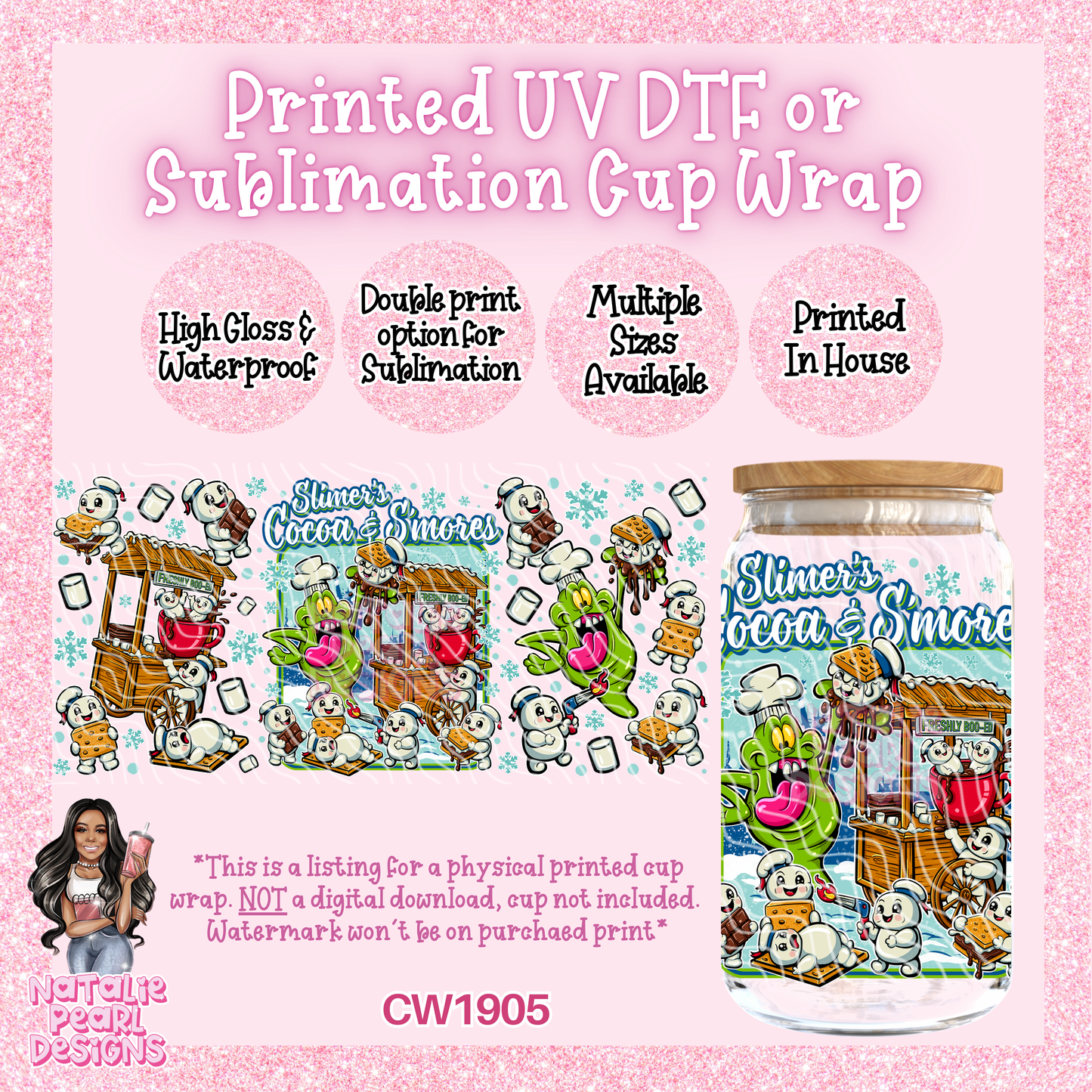 CW1905 UV DTF/SUB Cup Wraps