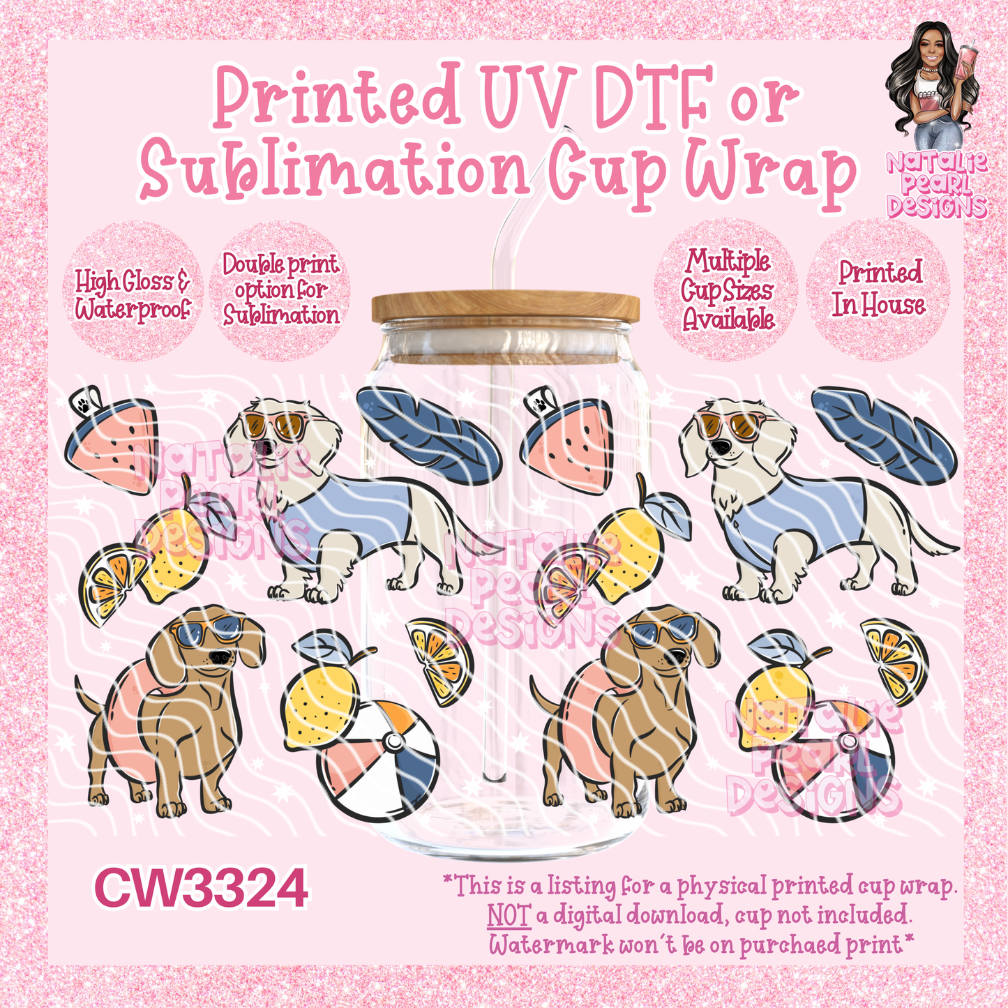 CW3324 UV DTF/SUB Cup Wraps