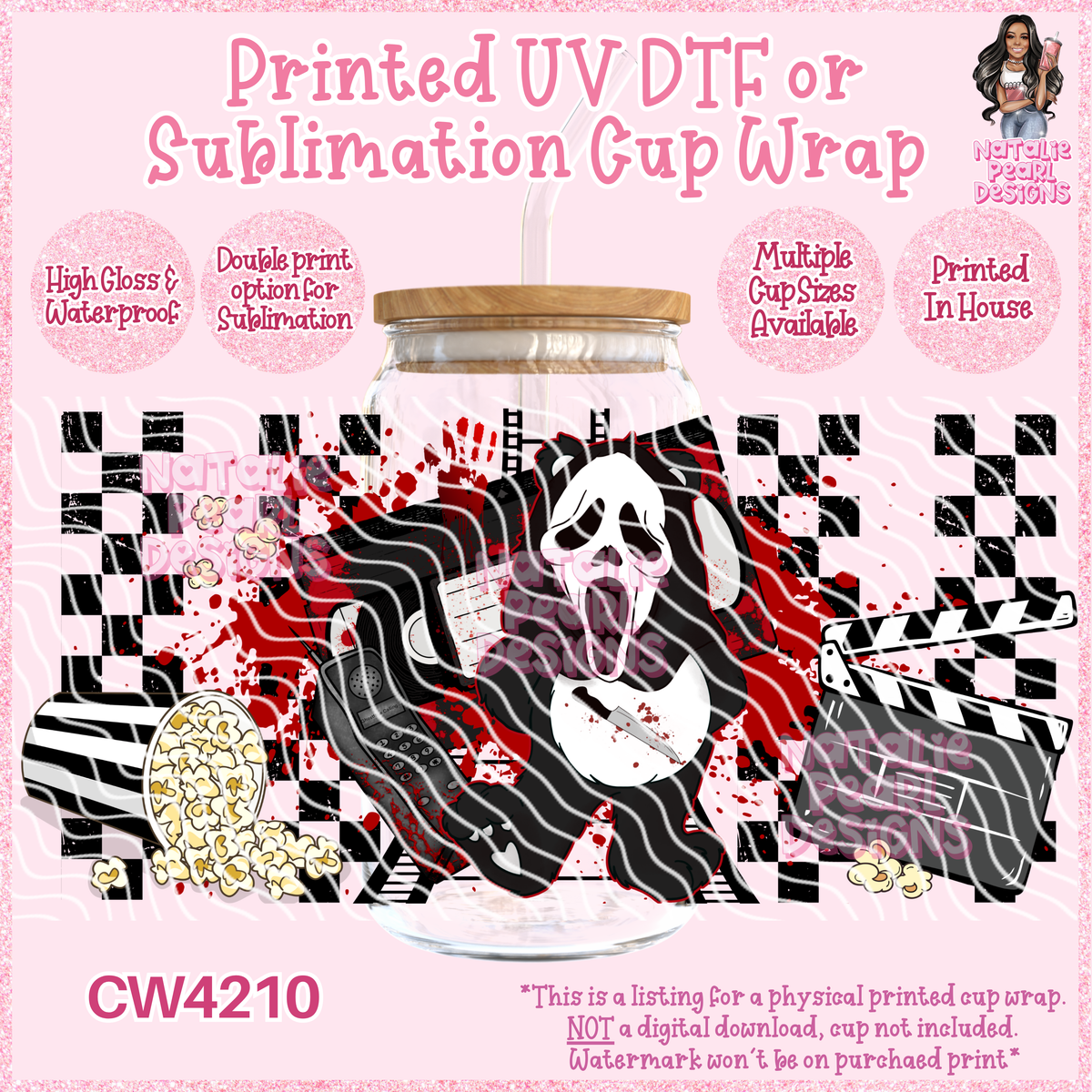 CW4210 UV DTF/SUB Cup Wraps