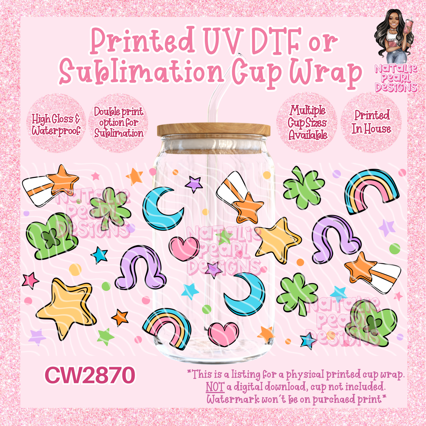 CW2870 UV DTF/SUB Cup Wraps