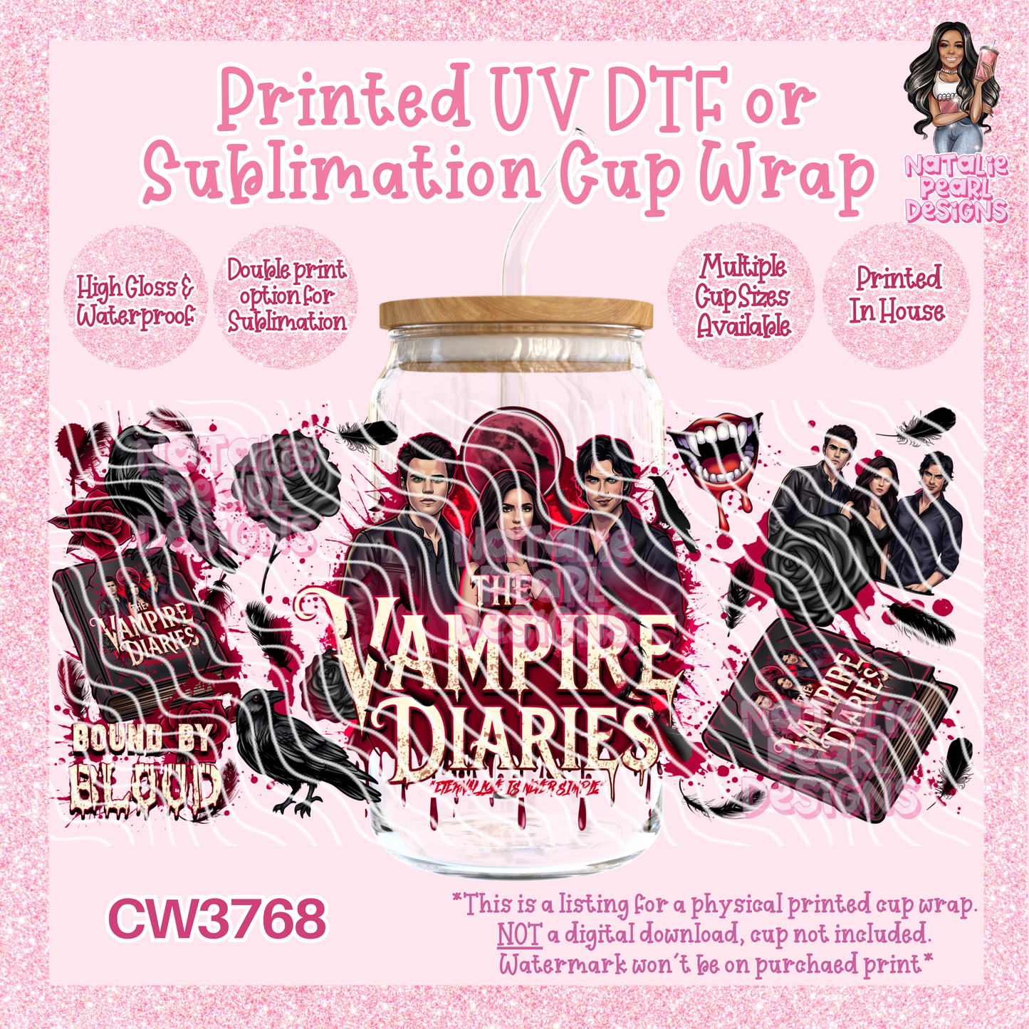 CW3768 UV DTF/SUB Cup Wraps