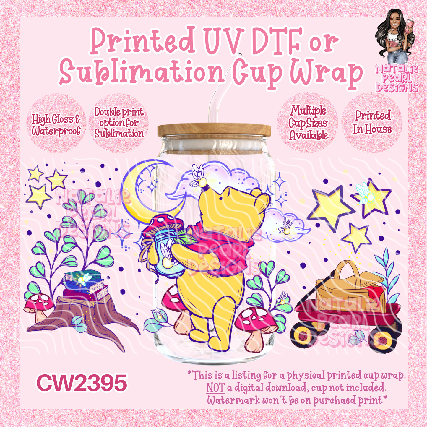 CW2395 UV DTF/SUB Cup Wraps
