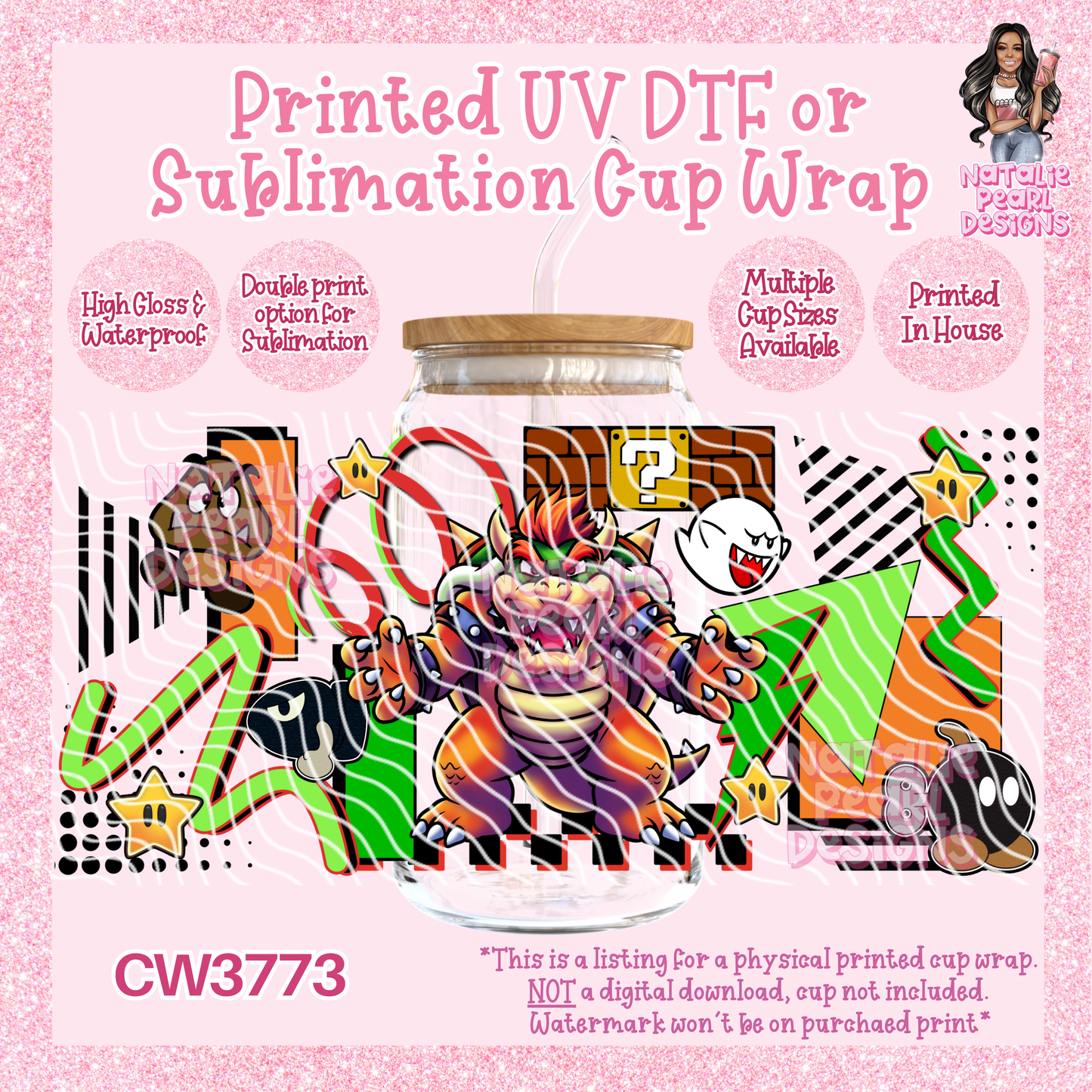 CW3773 UV DTF/SUB Cup Wraps