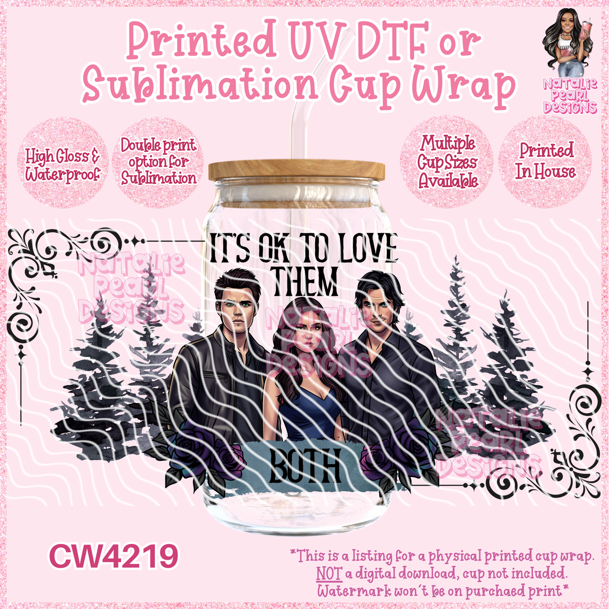CW4219 UV DTF/SUB Cup Wraps