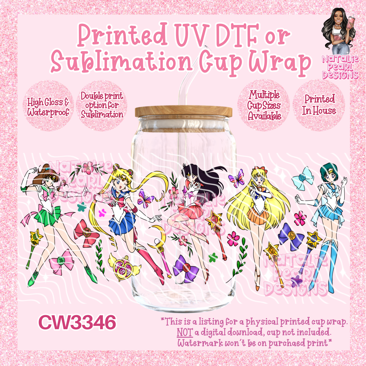 CW3346 UV DTF/SUB Cup Wraps