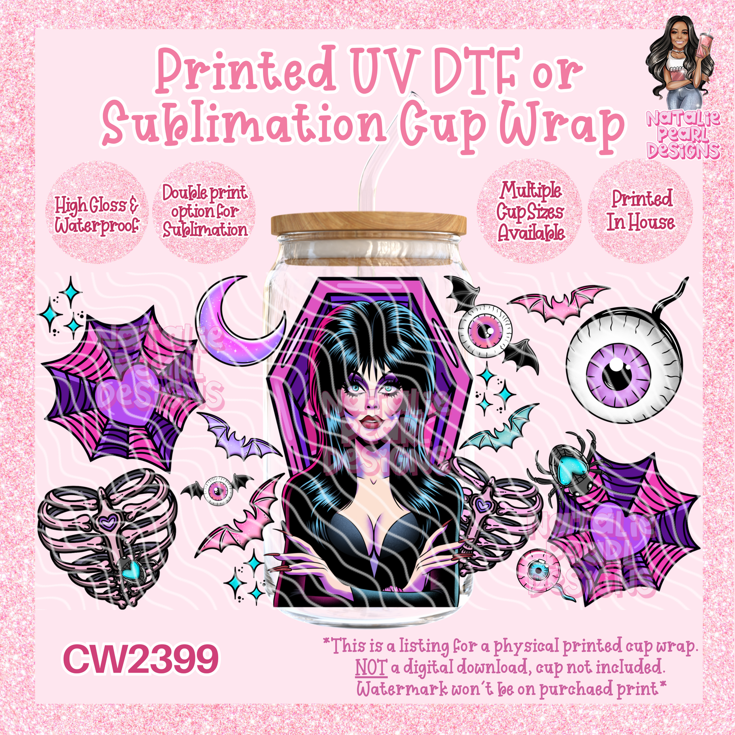 CW2399 UV DTF/SUB Cup Wraps