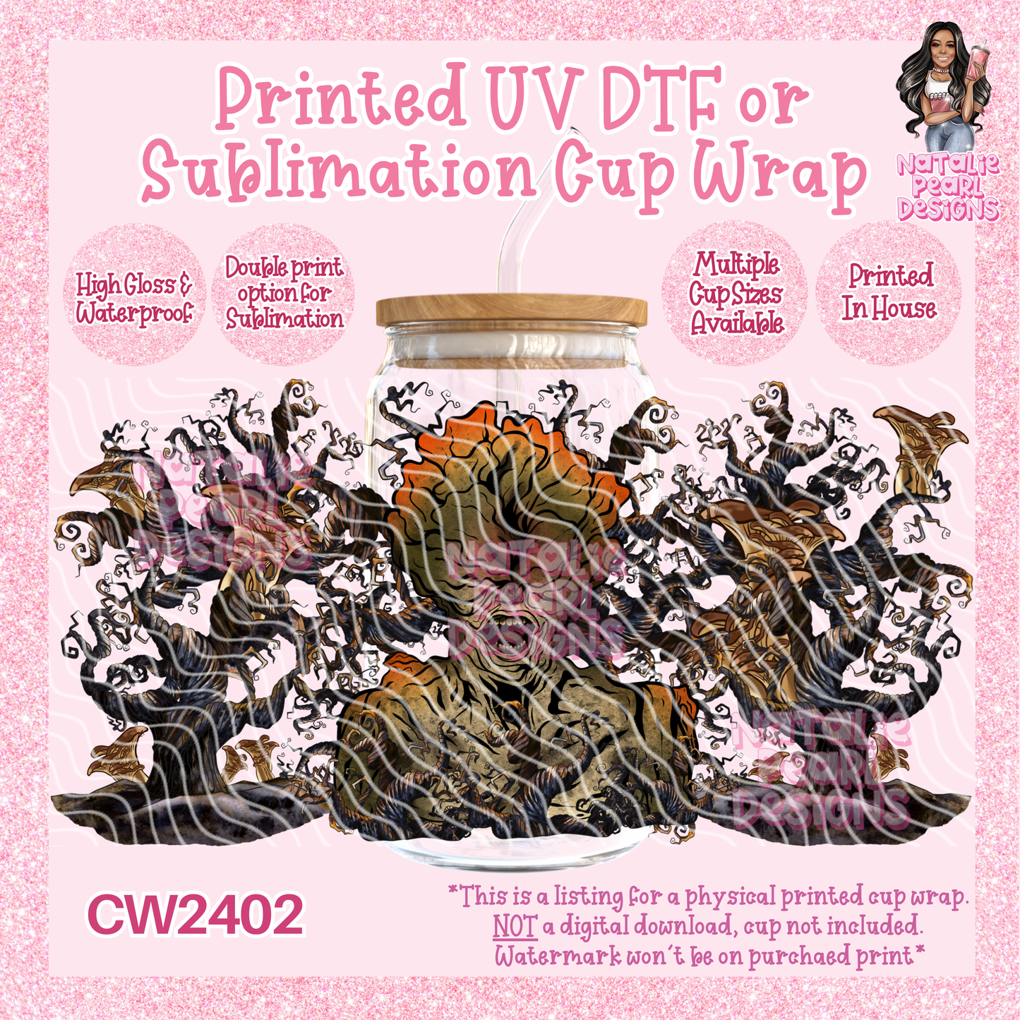 CW2402 UV DTF/SUB Cup Wraps