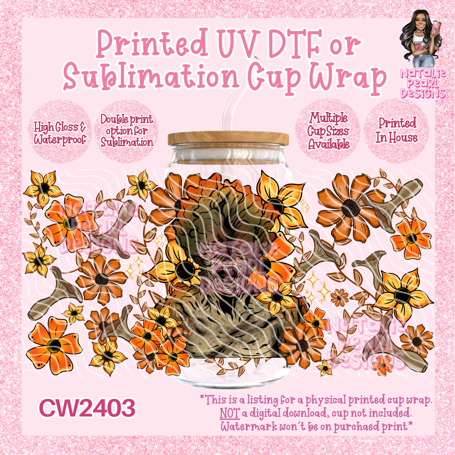 CW2403 UV DTF/SUB Cup Wraps