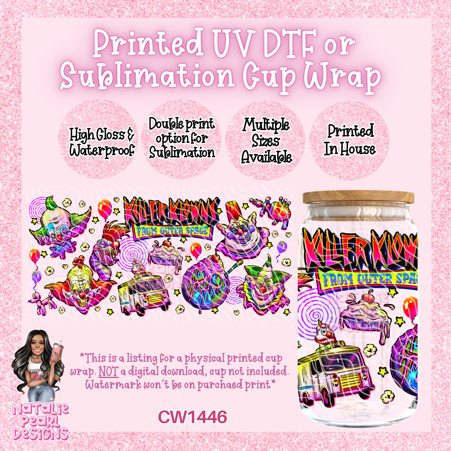 CW1446 UV DTF/SUB Cup Wrap