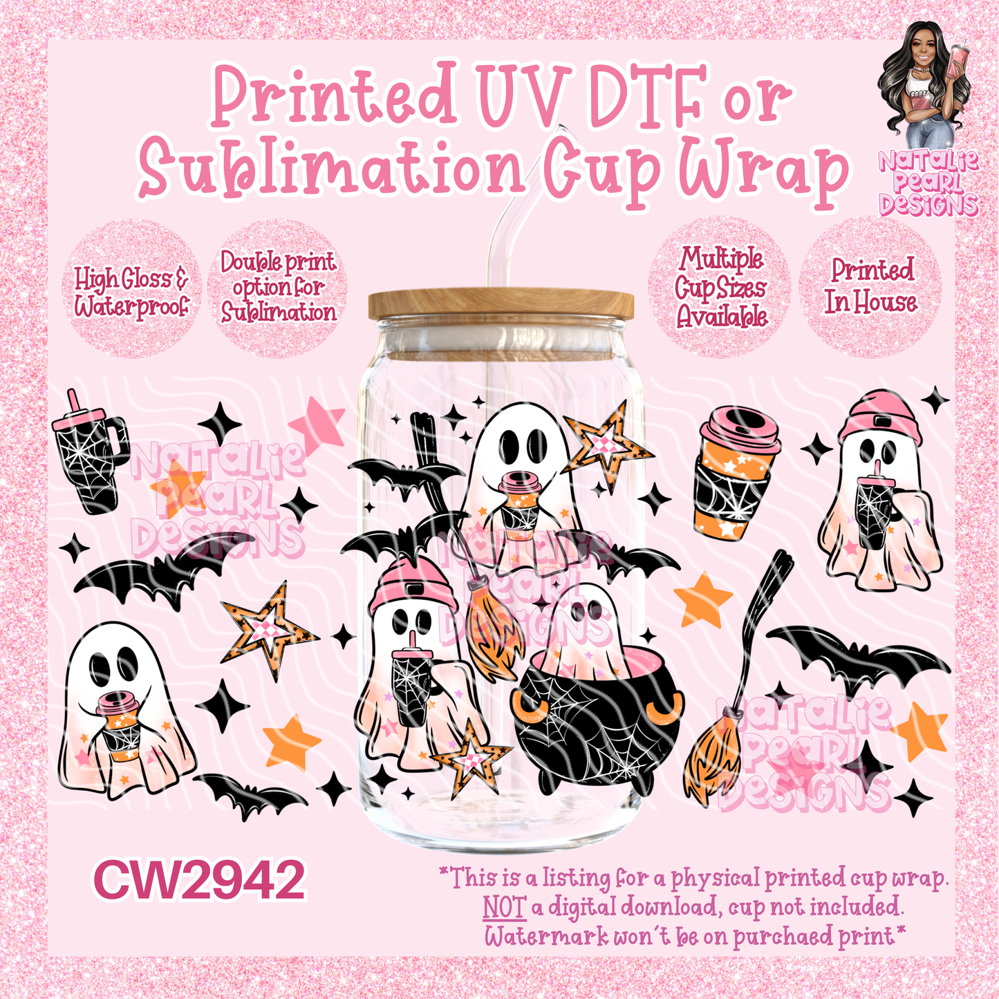CW2942 UV DTF/SUB Cup Wraps