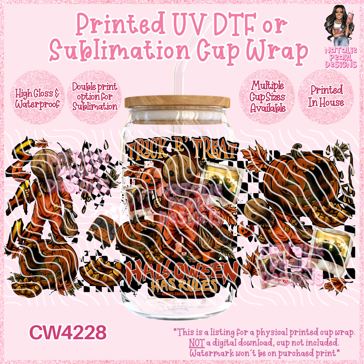 CW4228 UV DTF/SUB Cup Wraps