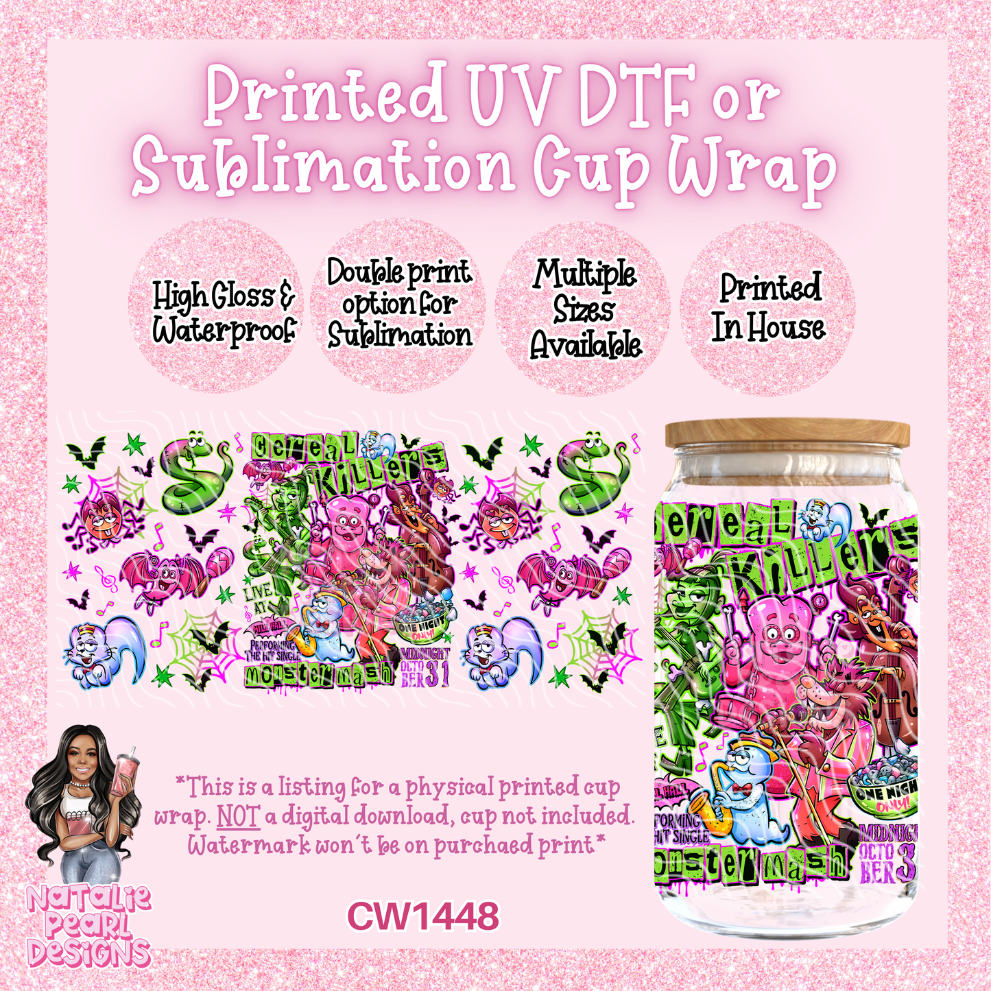 CW1448 UV DTF/SUB Cup Wrap