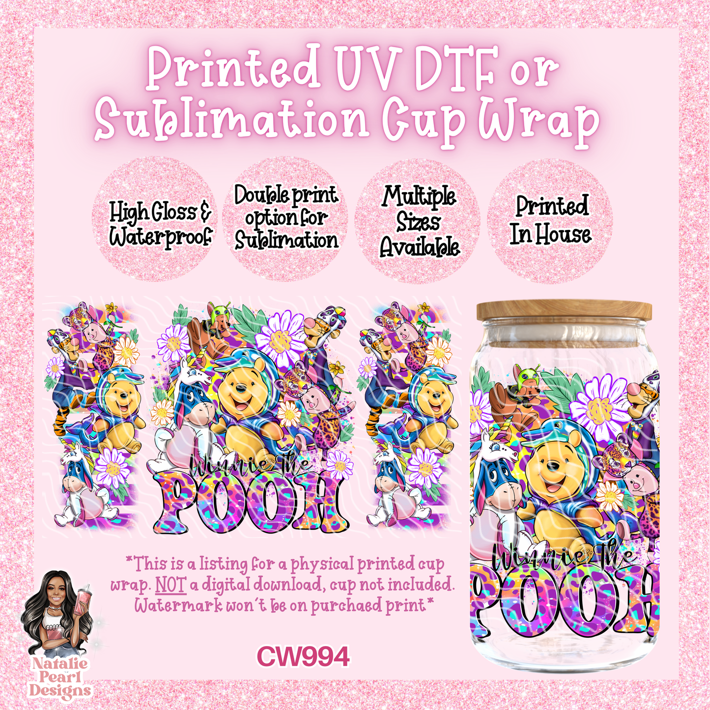 CW994 UV DTF/SUB Cup Wrap