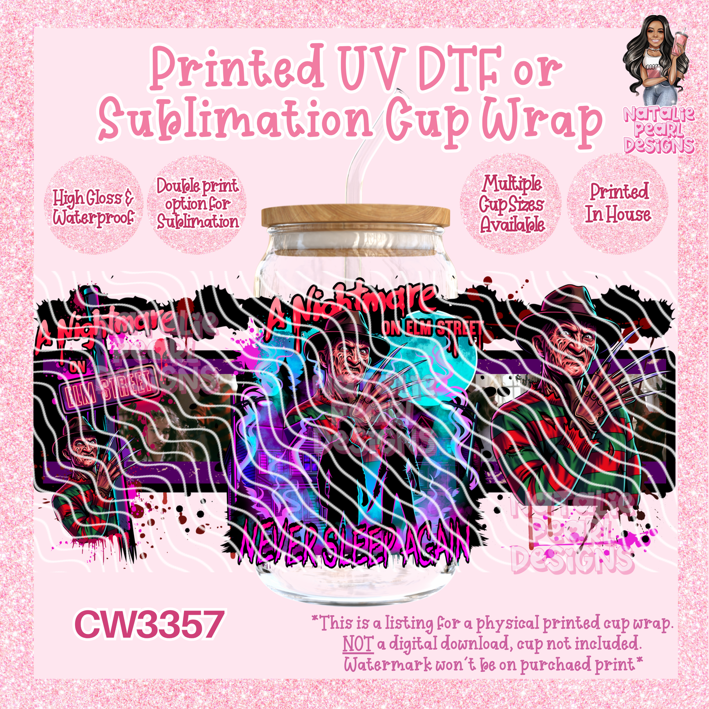 CW3357 UV DTF/SUB Cup Wraps