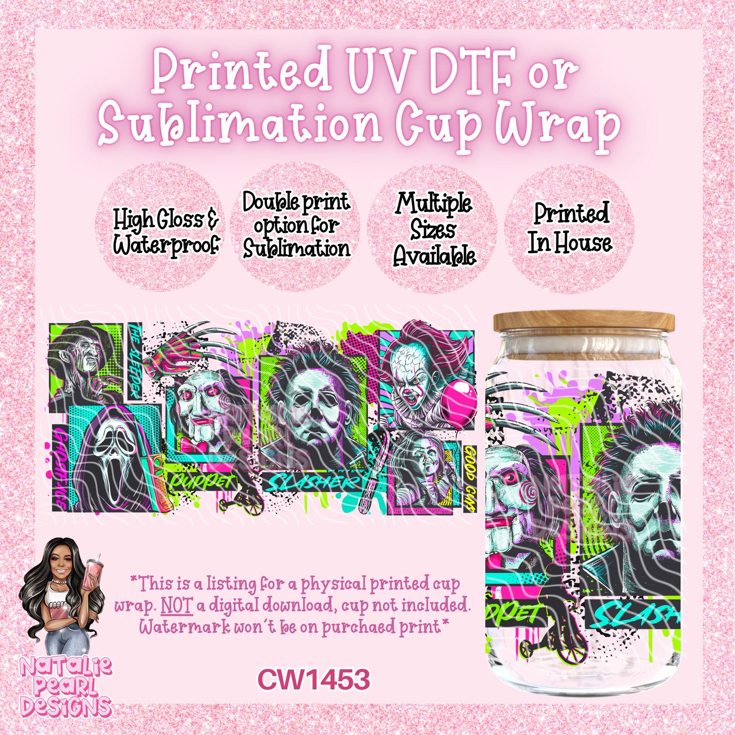 CW1453 UV DTF/SUB Cup Wrap