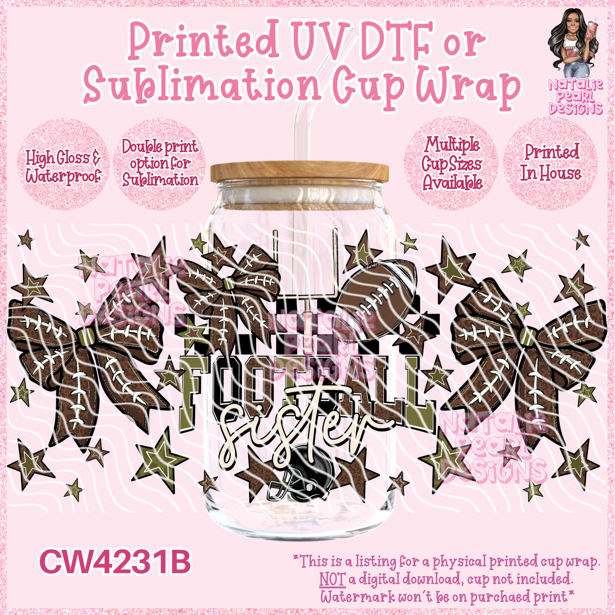 CW4231B UV DTF/SUB Cup Wraps