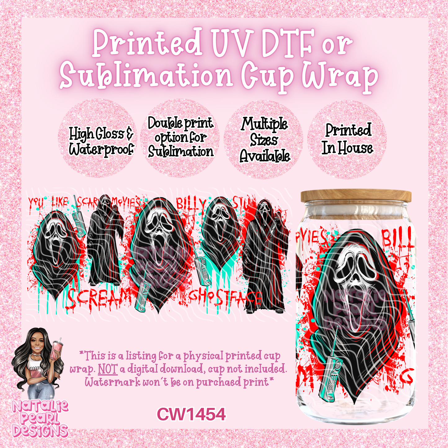 CW1454 UV DTF/SUB Cup Wrap