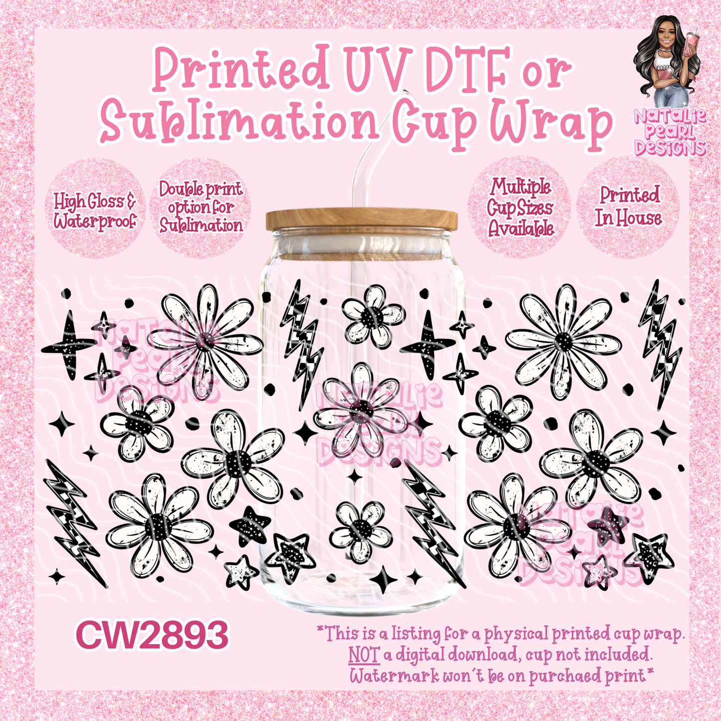 CW2893 UV DTF/SUB Cup Wraps