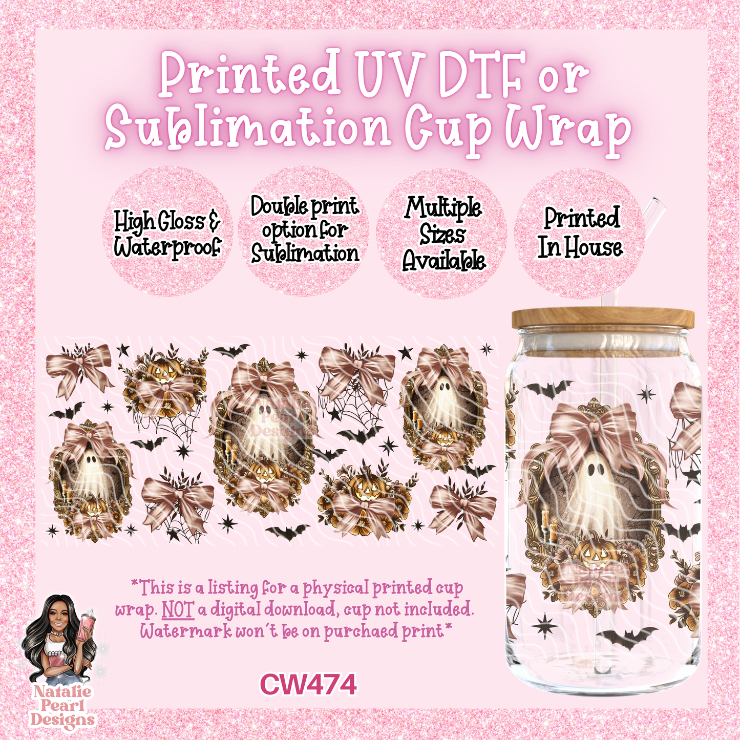 CW474 UV DTF/SUB Cup Wrap
