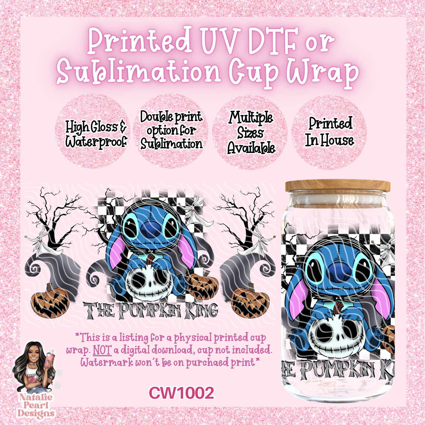 CW1002 UV DTF/SUB Cup Wrap