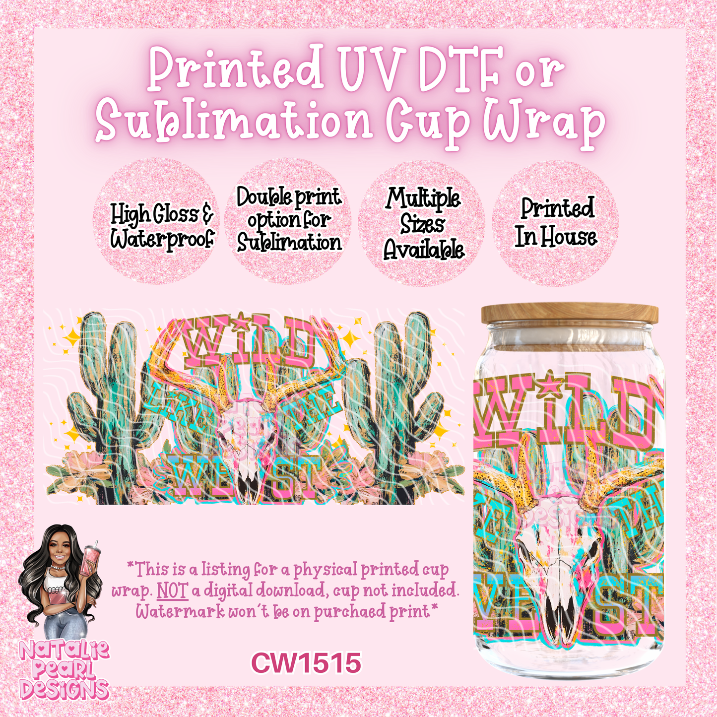 CW1515 UV DTF/SUB Cup Wrap