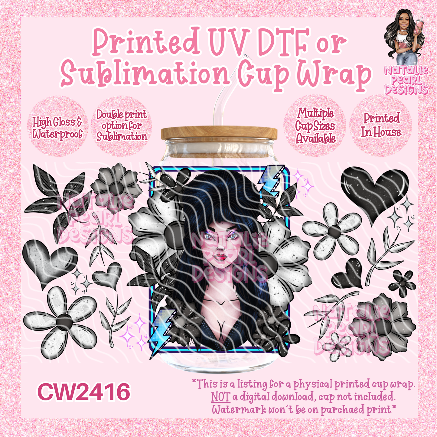 CW2416 UV DTF/SUB Cup Wraps