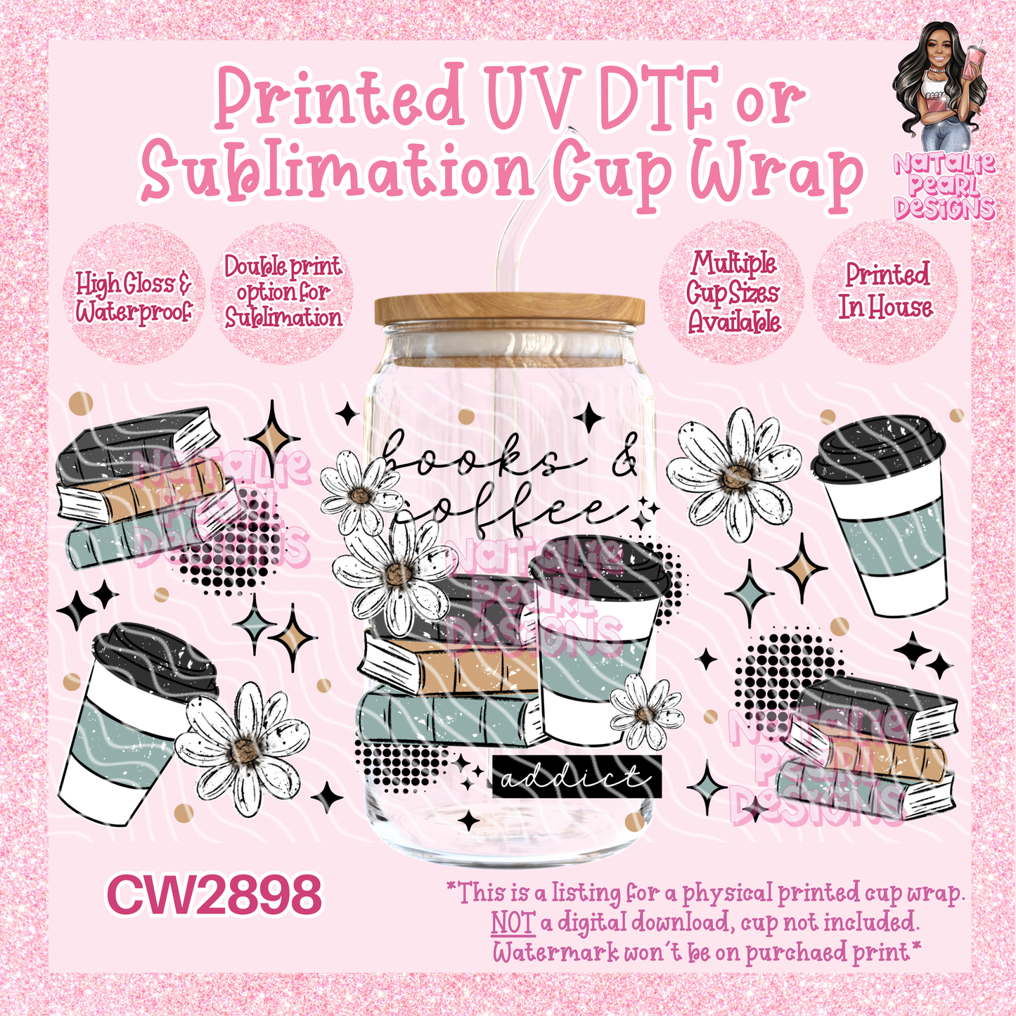 CW2898 UV DTF/SUB Cup Wraps