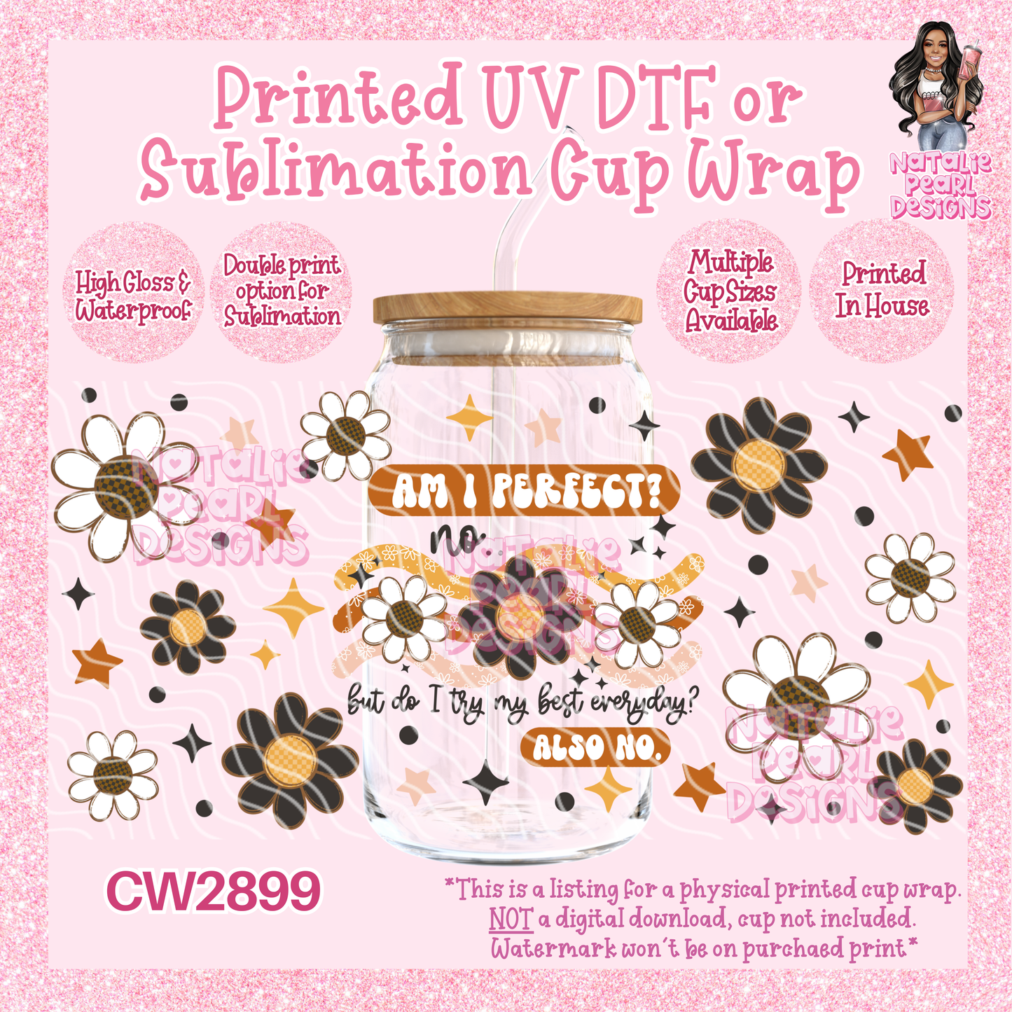 CW2899 UV DTF/SUB Cup Wraps