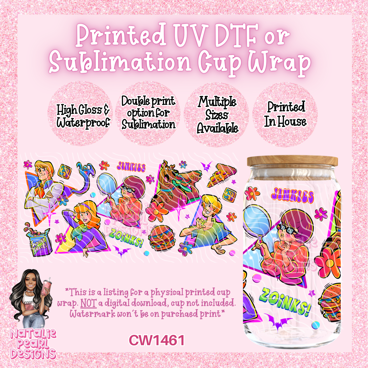 CW1461 UV DTF/SUB Cup Wrap