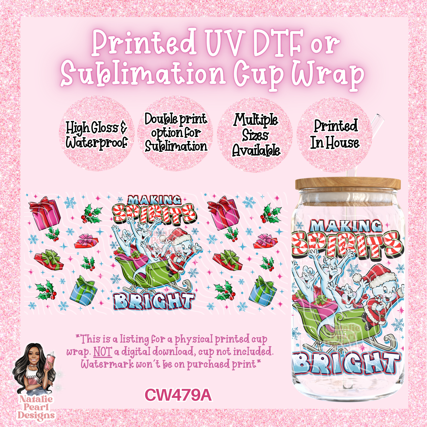 CW479A UV DTF/SUB Cup Wrap