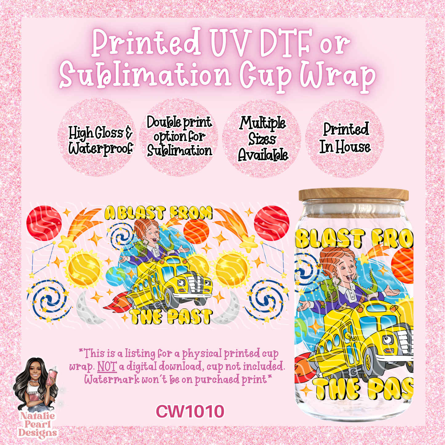 CW1010 UV DTF/SUB Cup Wrap