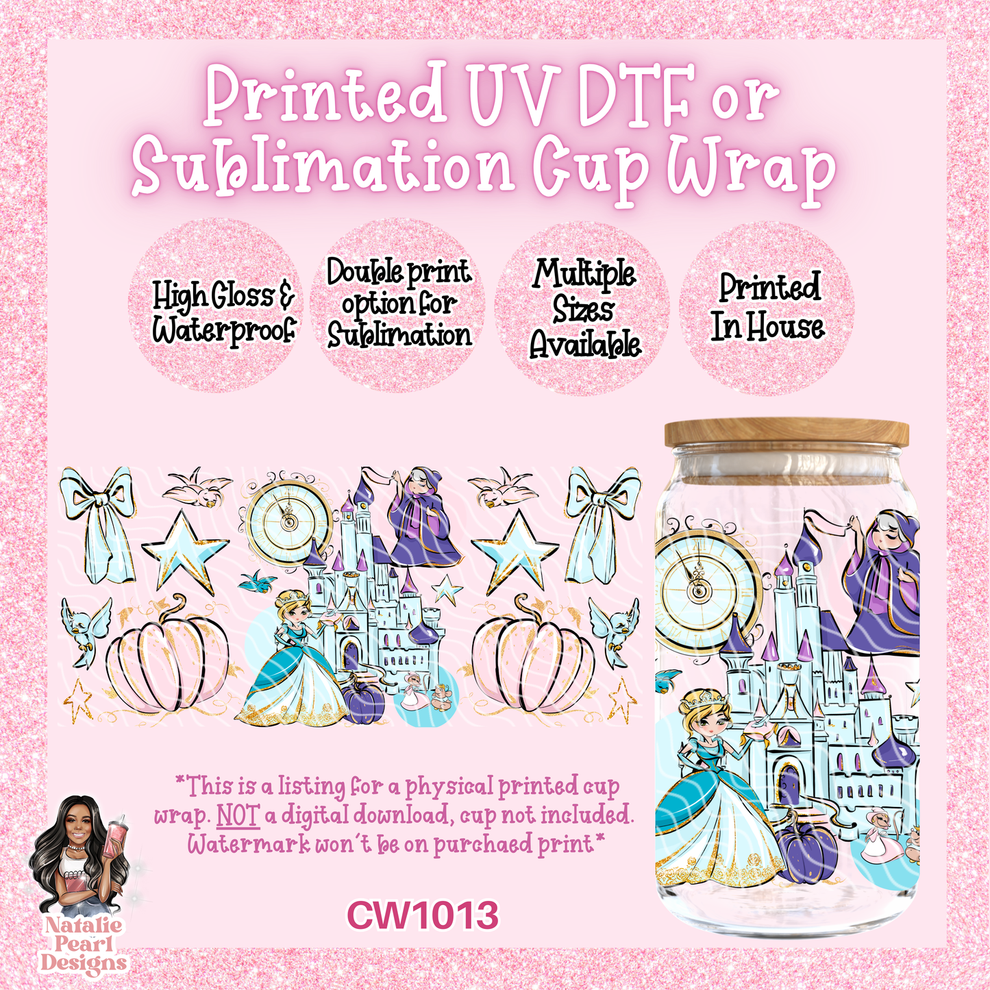 CW1013 UV DTF/SUB Cup Wrap