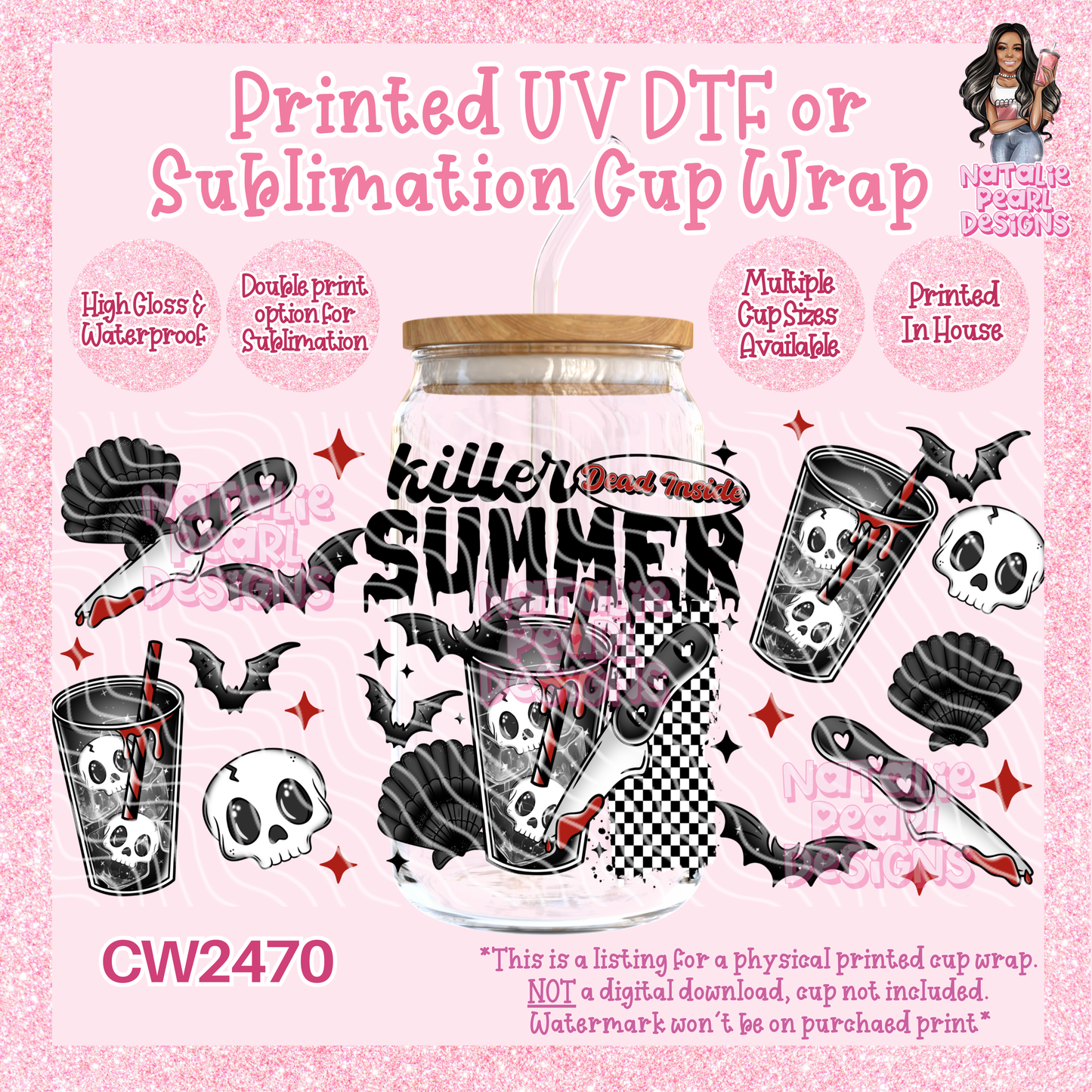 CW2470 UV DTF/SUB Cup Wraps