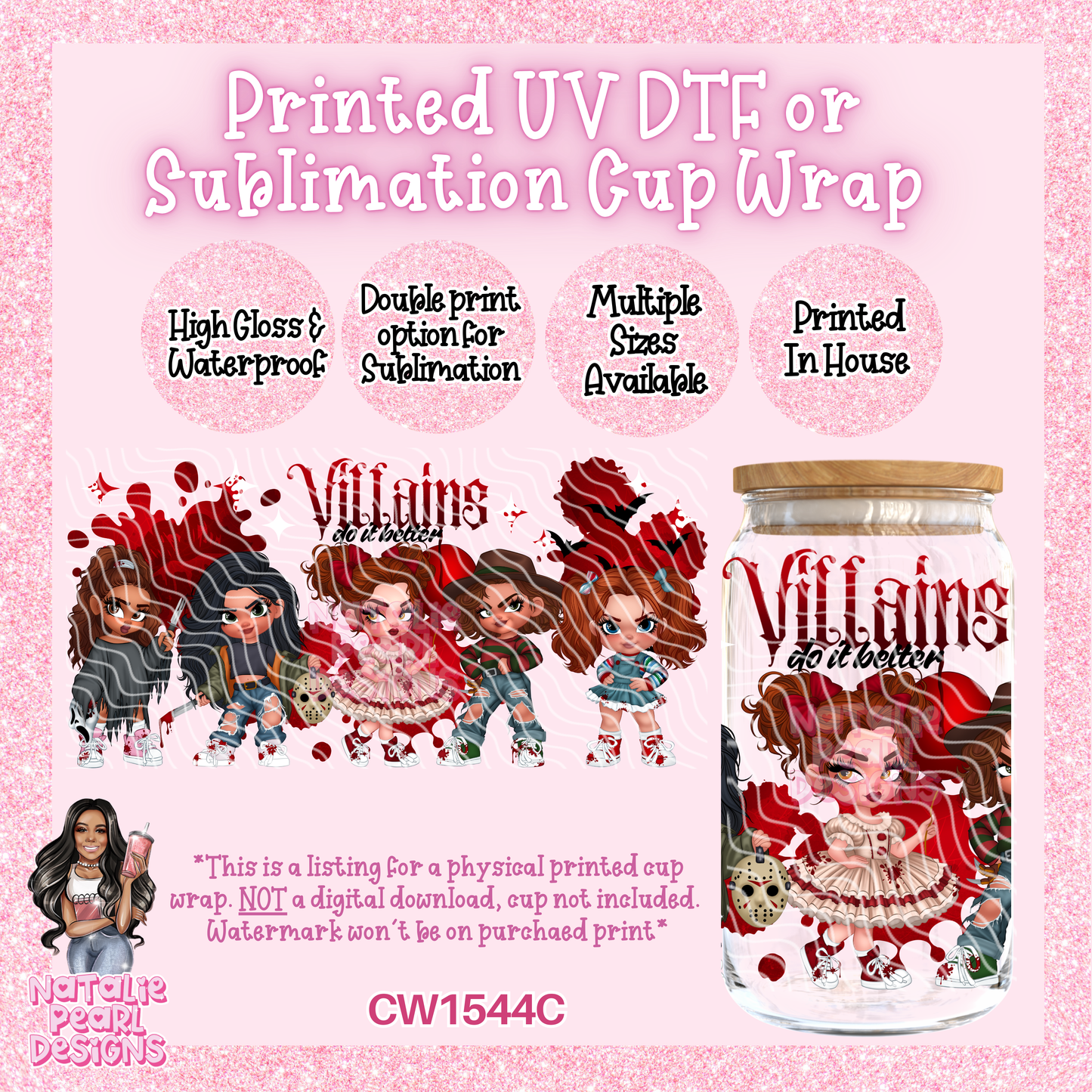 CW1544C UV DTF/SUB Cup Wrap