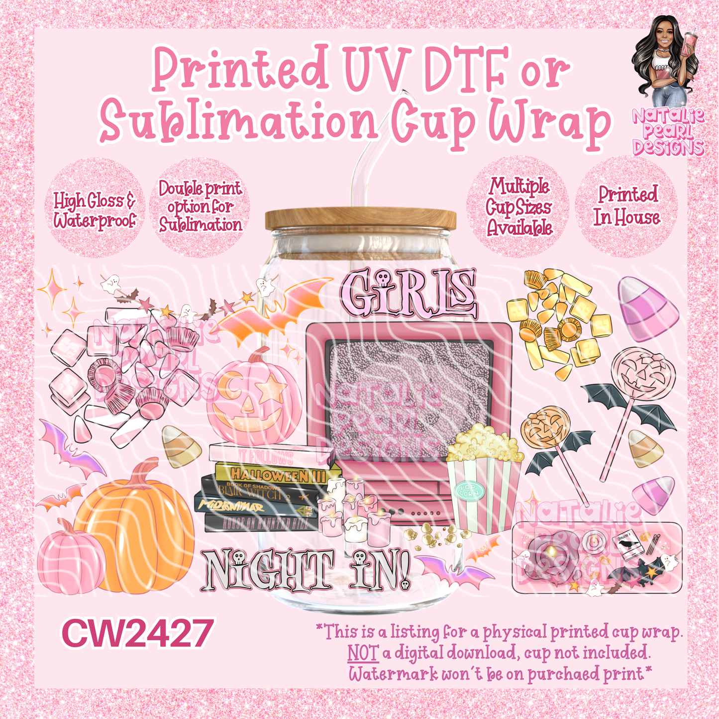 CW2427 UV DTF/SUB Cup Wraps
