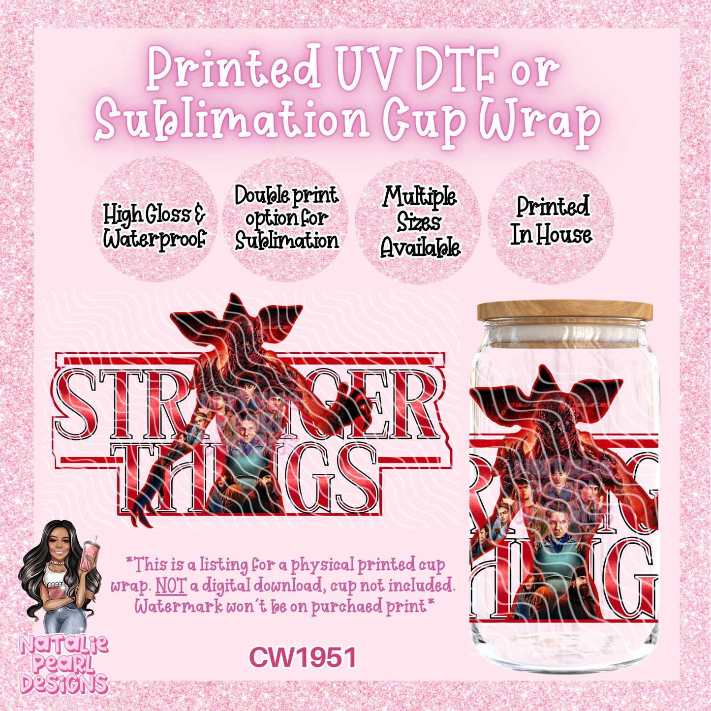 CW1951 UV DTF/SUB Cup Wraps
