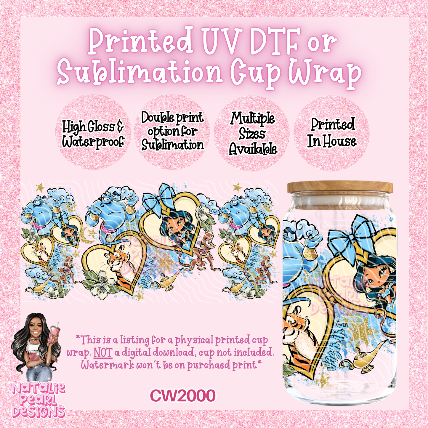 CW2000 UV DTF/SUB Cup Wraps