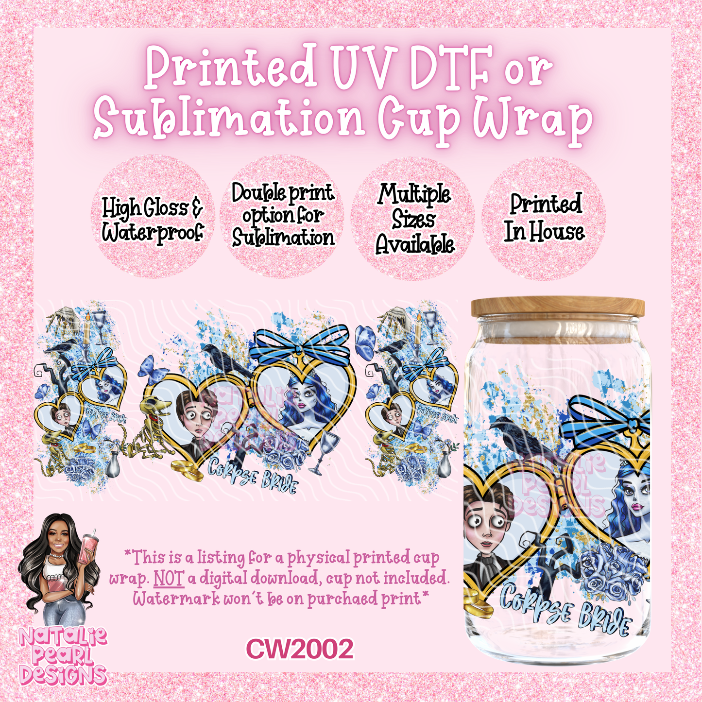 CW2002 UV DTF/SUB Cup Wraps