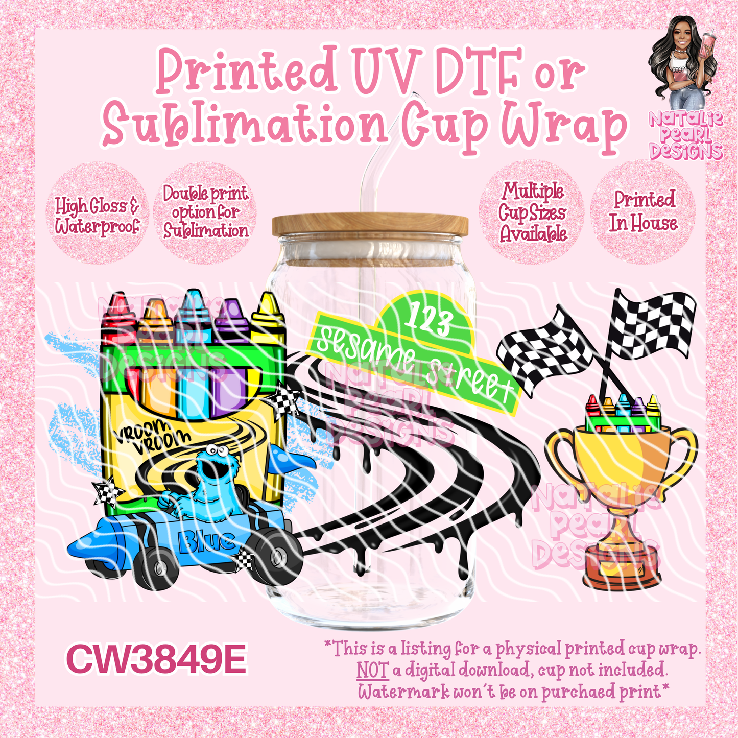 CW3849E UV DTF/SUB Cup Wraps