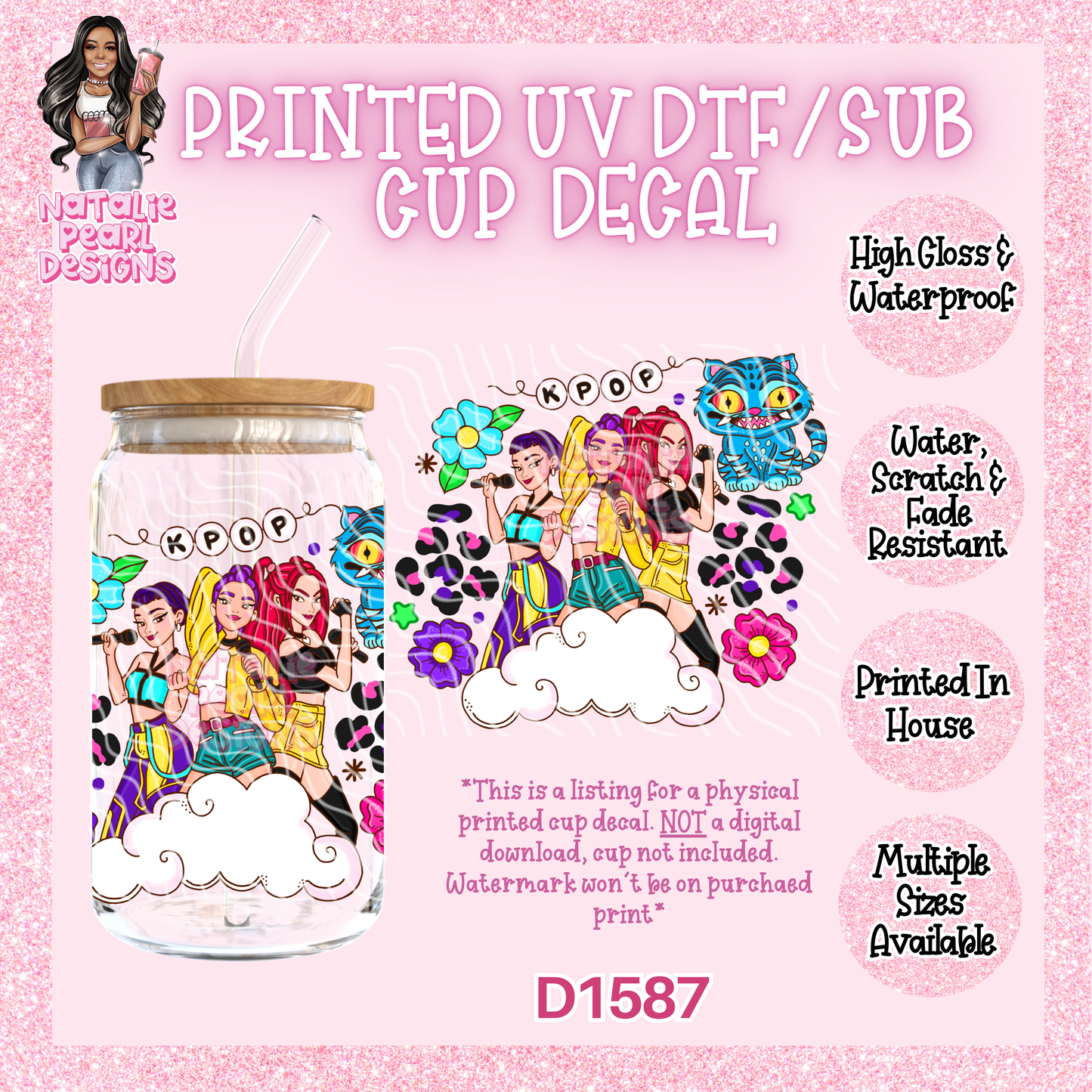 D1587 UV DTF/Sub Decal