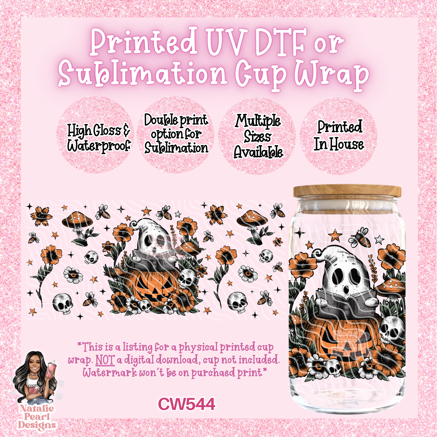 CW544 UV DTF/SUB Cup Wrap