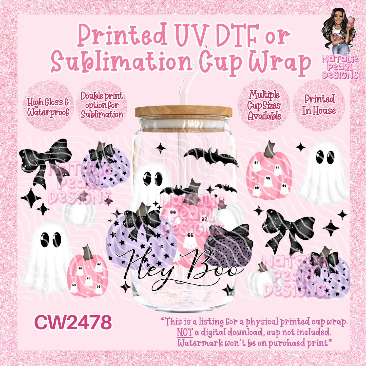 CW2478 UV DTF/SUB Cup Wraps