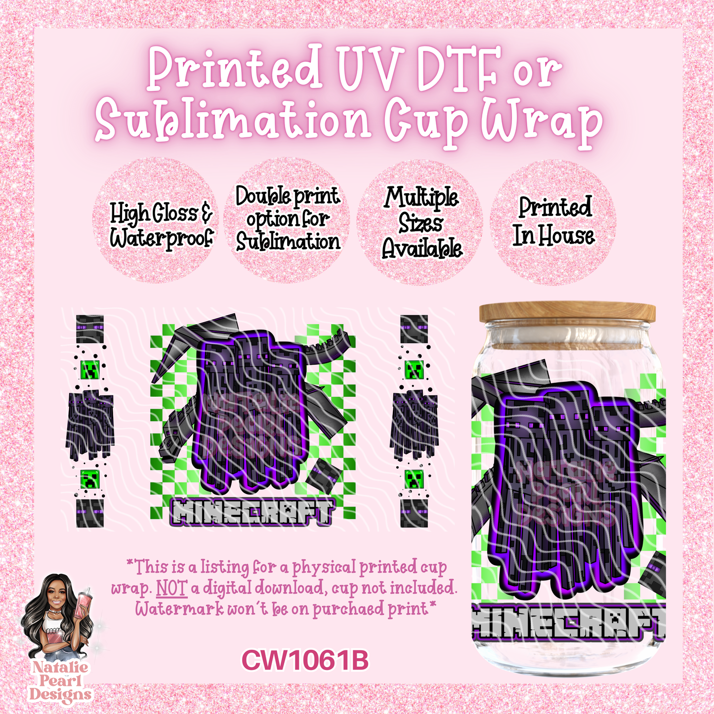 CW1061B UV DTF/SUB Cup Wrap