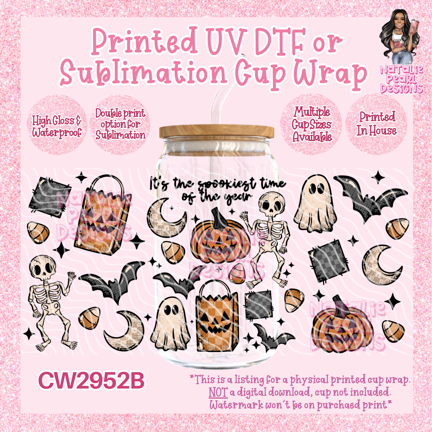 CW2952B UV DTF/SUB Cup Wraps