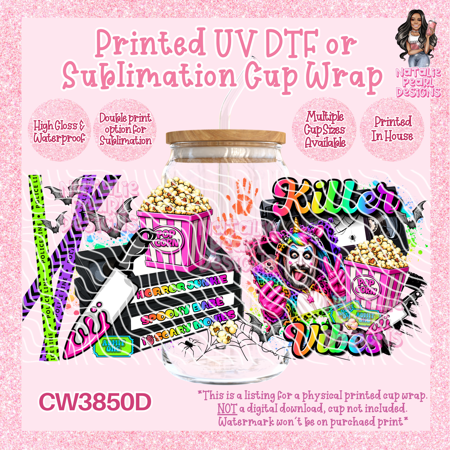 CW3850D UV DTF/SUB Cup Wraps