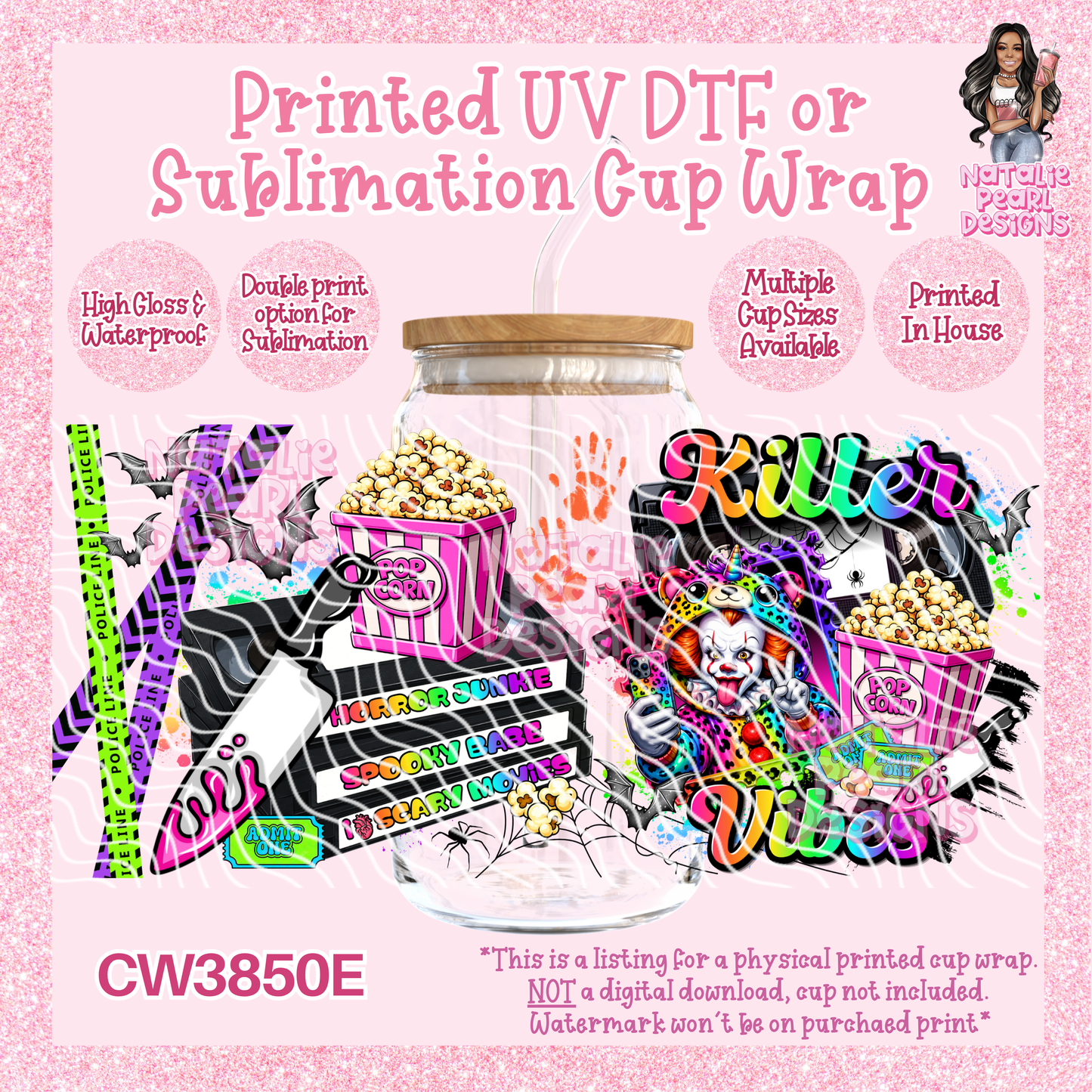 CW3850E UV DTF/SUB Cup Wraps