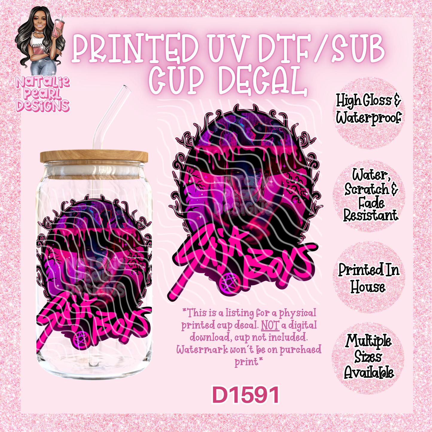 D1591 UV DTF/Sub Decal