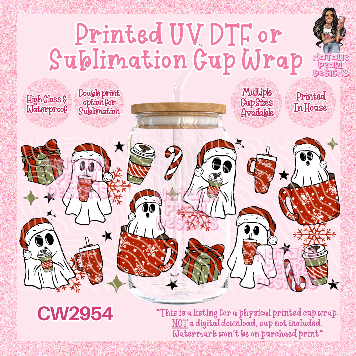 CW2954 UV DTF/SUB Cup Wraps