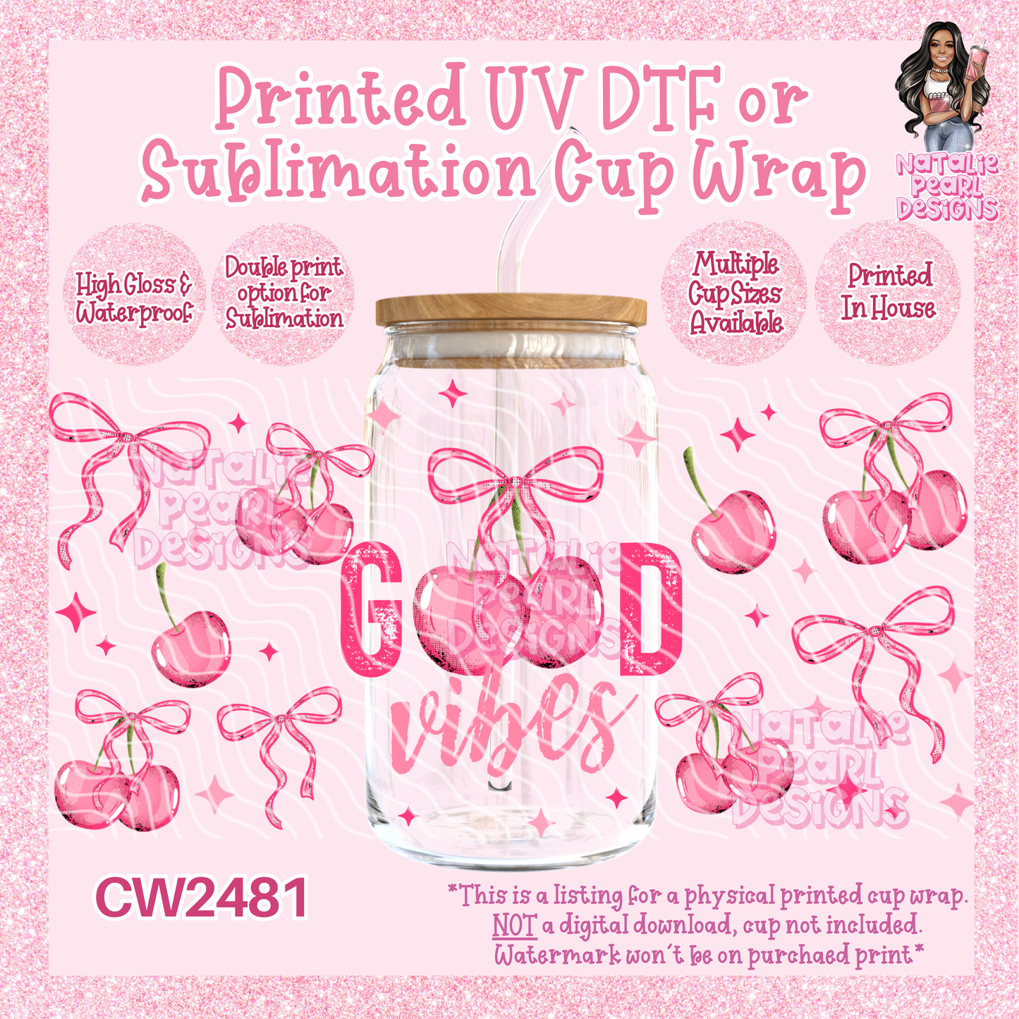 CW2481 UV DTF/SUB Cup Wraps